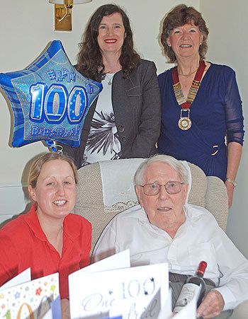 Arthur Woodley 100-year-old