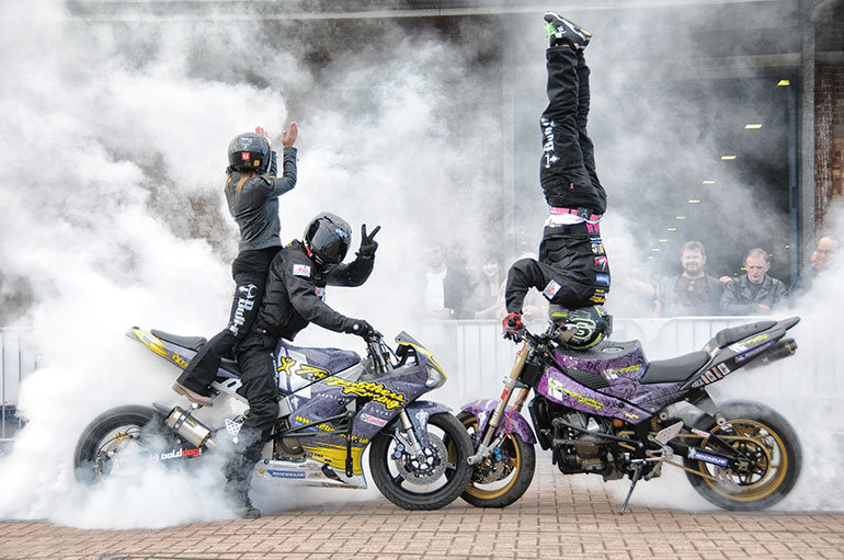 Two Brothers Motorcycle Stunt Team
