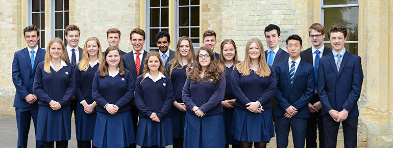 Canford School pupils
