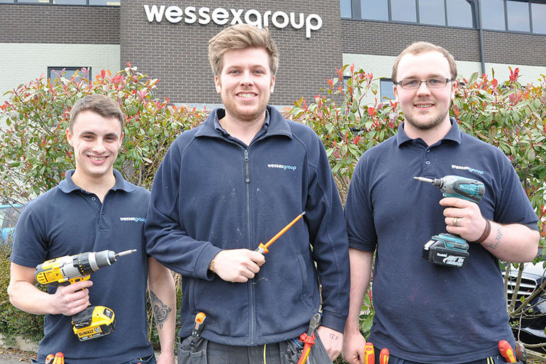 Apprentices from Dorset’s Wessex Group