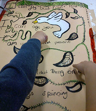 Wimborne Library creative workshop