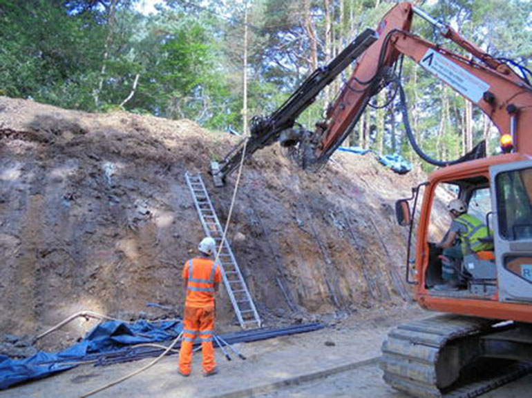 Half way stage in £3.9 million improvement at Gravel Hill (A349) in Poole