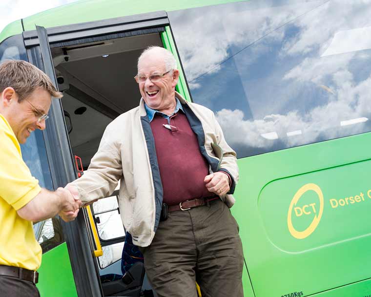 Blandford-based community transport throws lifeline in the shape of 'little green bus'