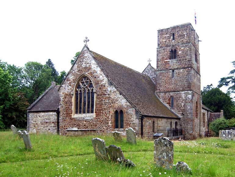 Canford Magna Church in Dorset