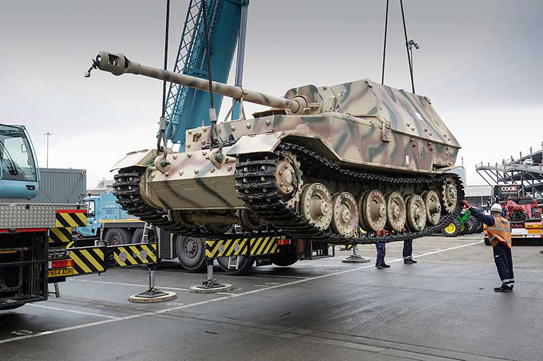 Elefant, the Panzerjäger Tiger (P) tank