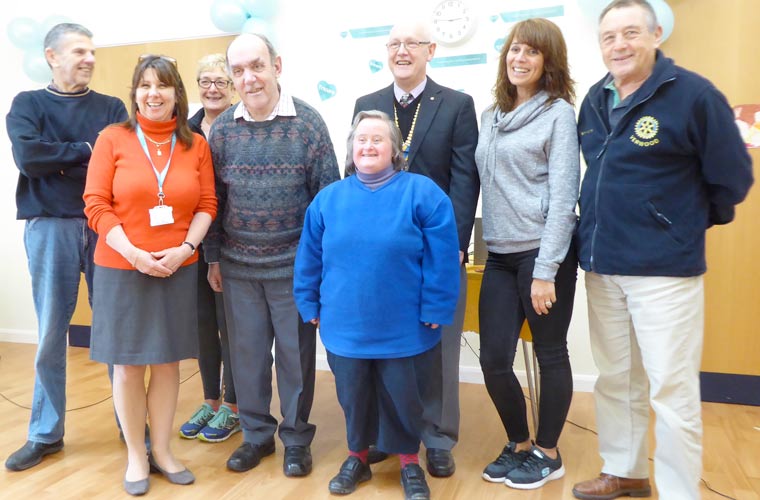 Verwood Day Centre gift Celebrating the gift of music for special needs in Verwood