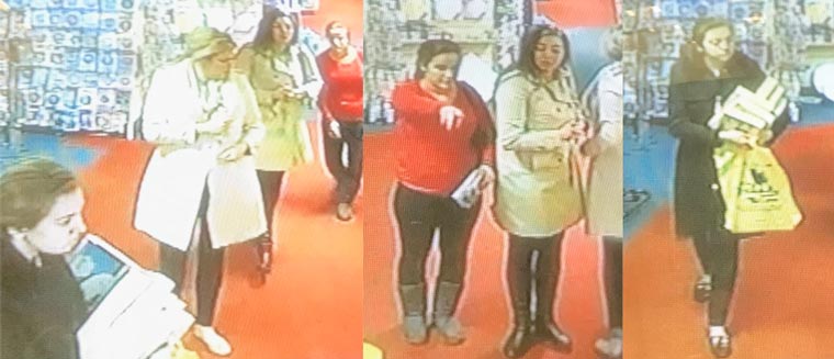 CCTV pictures of Christchurch shoplifting suspects