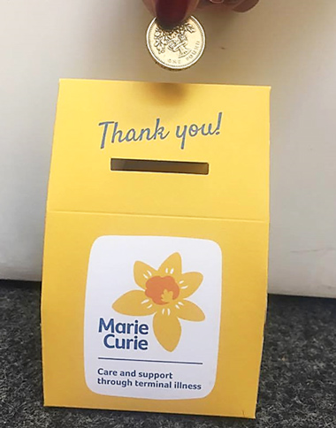 Marie Curie One Pound Challenge