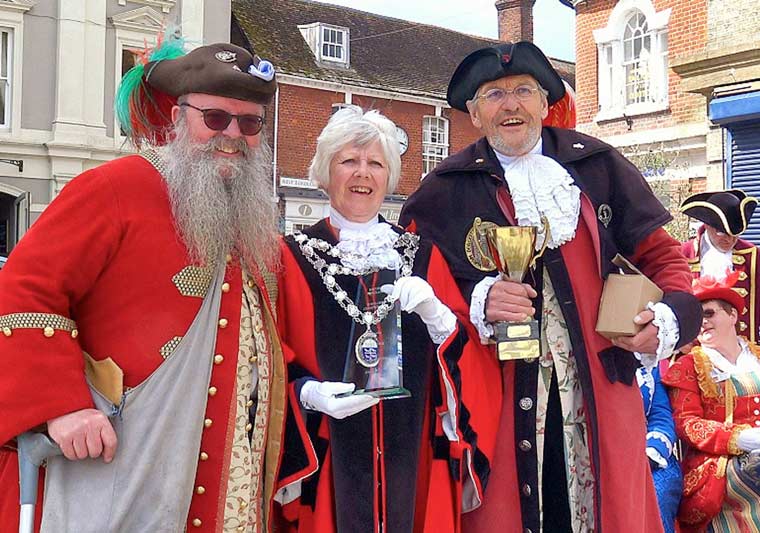 Crying for pleasure in Dorset town of Wimborne Minster Dorset View