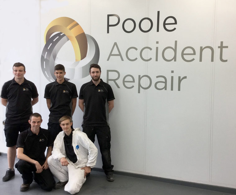 Poole Accident Repair painting a bright future in Poole Dorset View