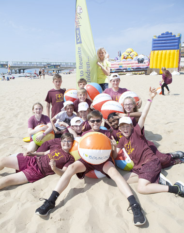 The successful child beach safety initiative, LV= KidZone, now extends to Poole