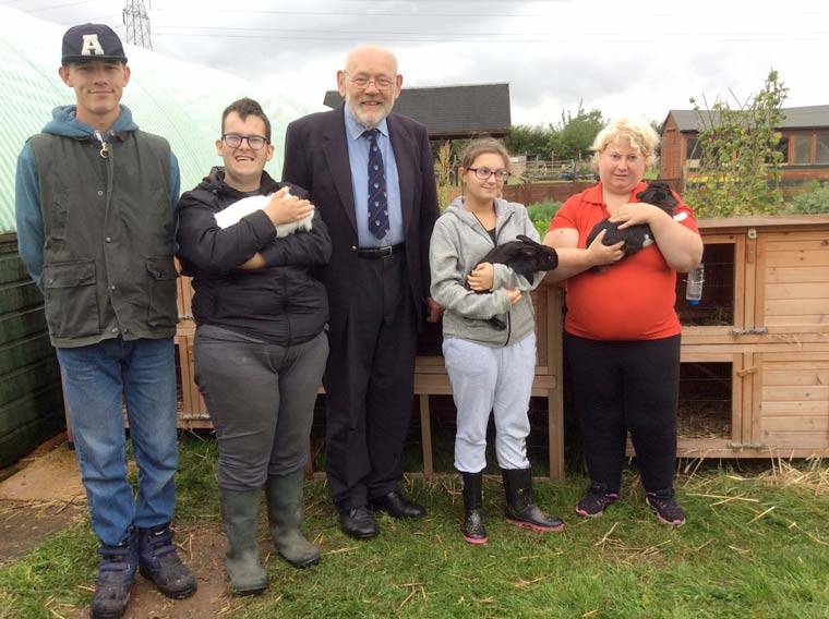 Monies for bunnies at High Mead Farm Dorset View