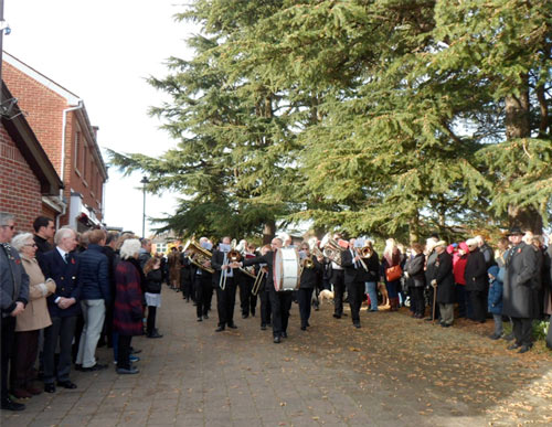 Good turnout for Remembrance weekend