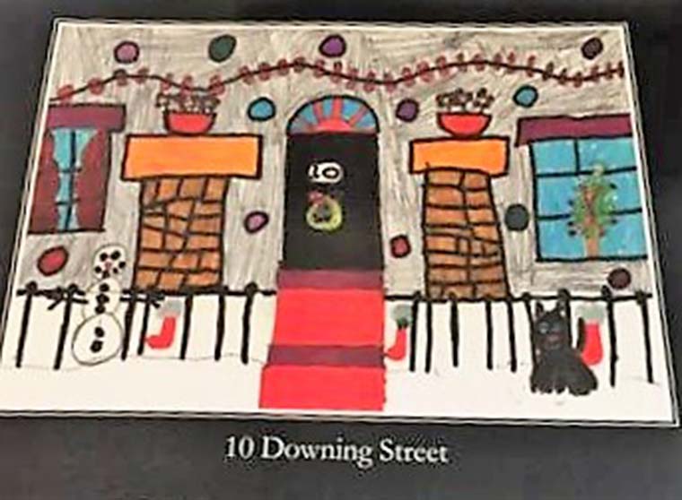 Christmas card from Downing Street