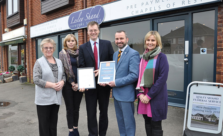 Corfe Mullen business impresses MP and parliament