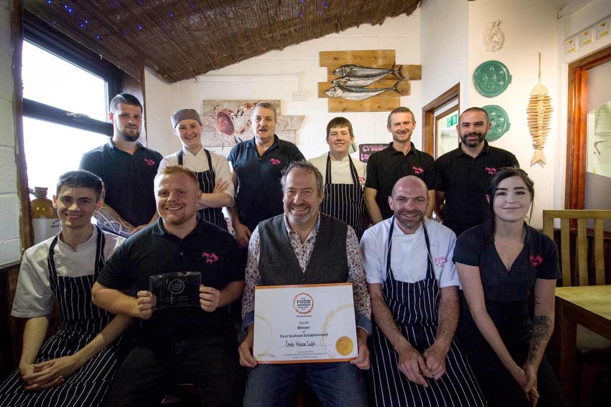 Dorset’s The Crab House Café catches Best Seafood Restaurant in England award