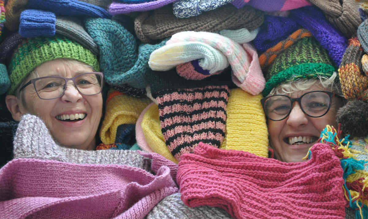 Hats off to the knitters