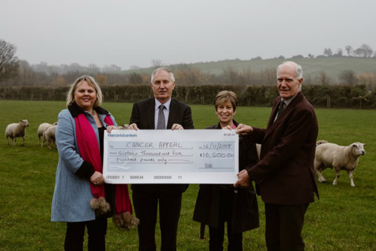 Dorchester Agricultural Society raises £16,500 for hospital’s Cancer Appeal