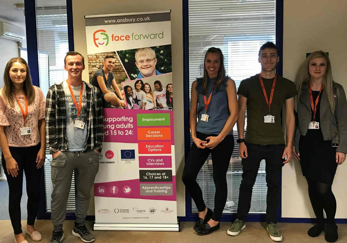 Apprentices are promoted at the Face Forward project in Dorset