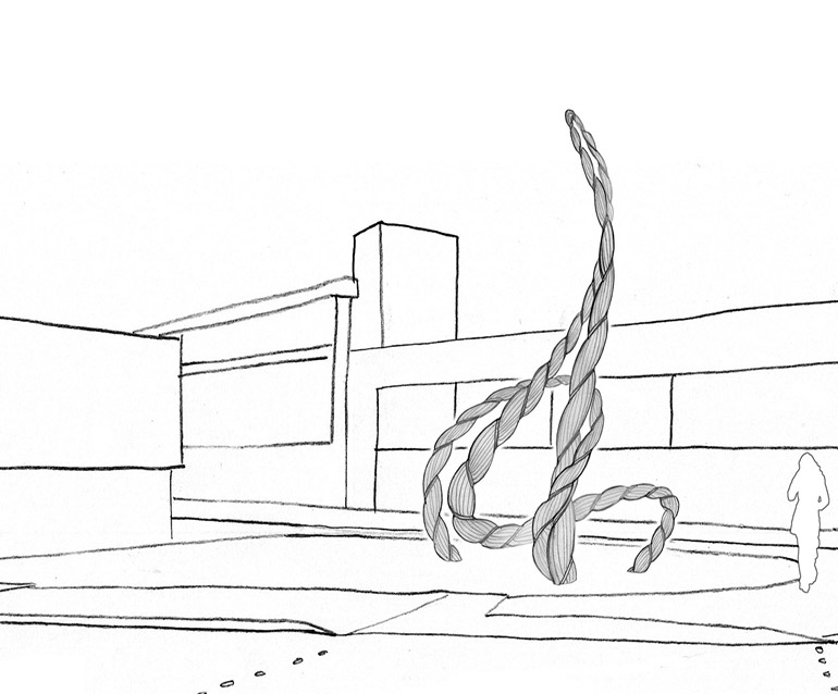 New scultures for Poole by artist Michael Condron.