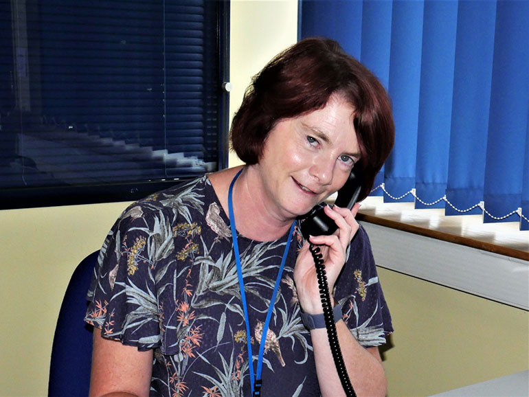 Deafblind UK helpline staff