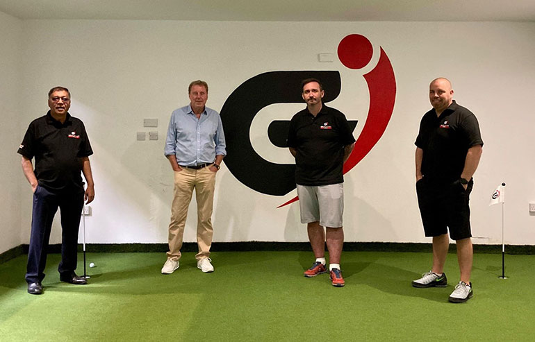 Harry Redknapp at The GolfCatcher Academy launch in Poole: free access is available to all facilities until 23 July 2020