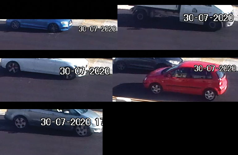 CCTV images of potential witnesses