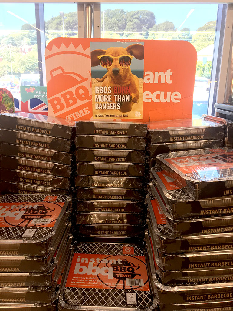 Dorset shops urged to promote responsible BBQ use