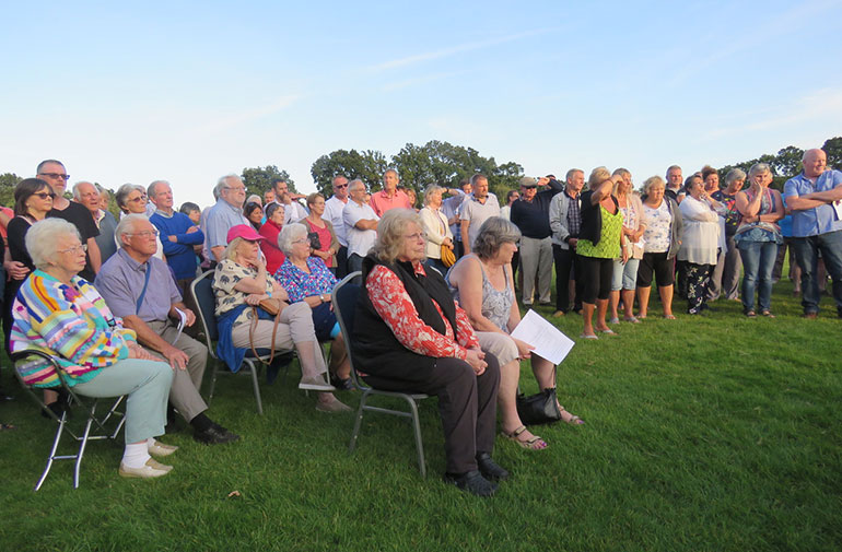 West Moors residents came out in force in August 2019 and are determined to keep up the pressure