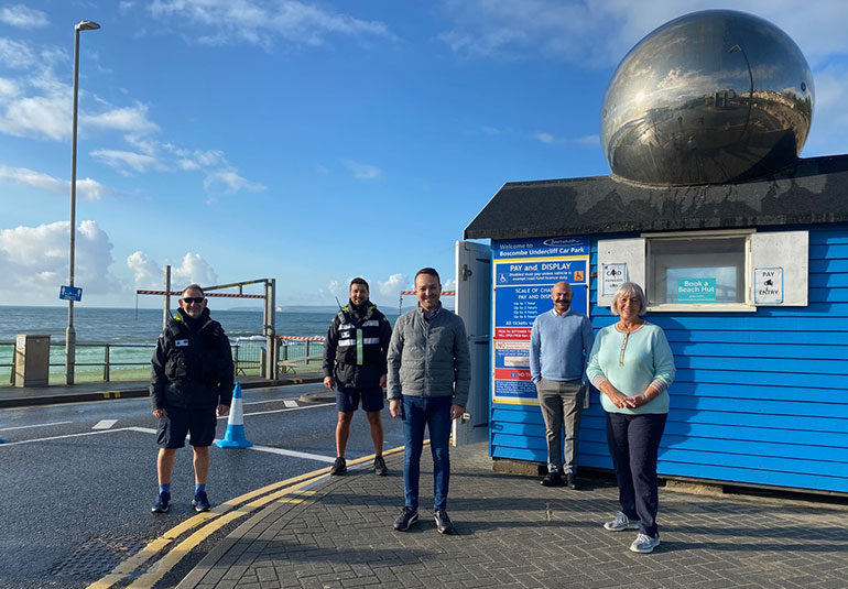 Bournemouth’s Undercliff Drive car park has reopened