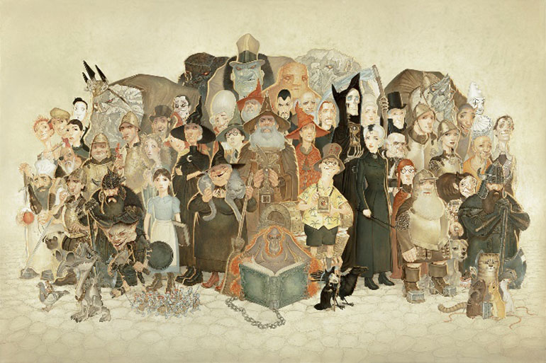 Discworld art exhibition features fantasy illustrator Paul Kidby