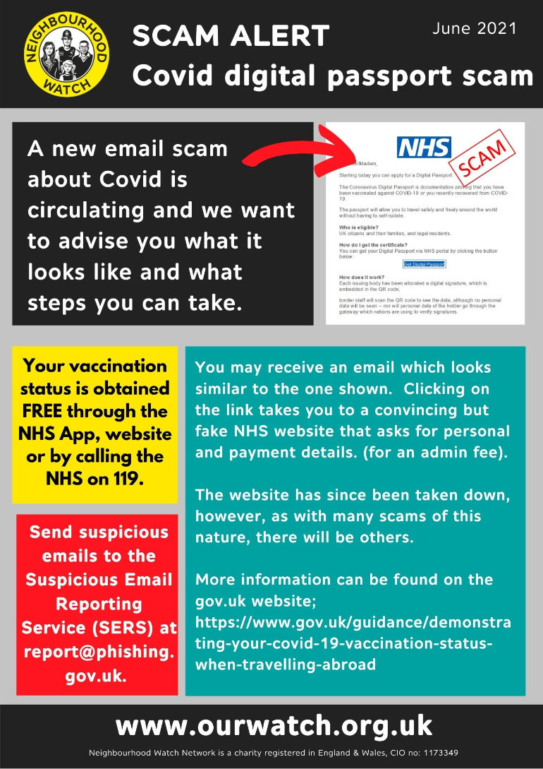 covid email scam