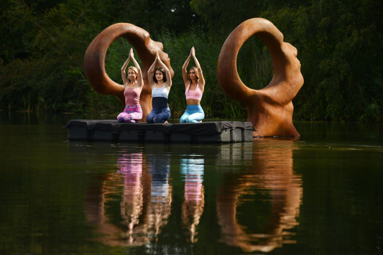 Sculpture by the Lakes Yoga Festival