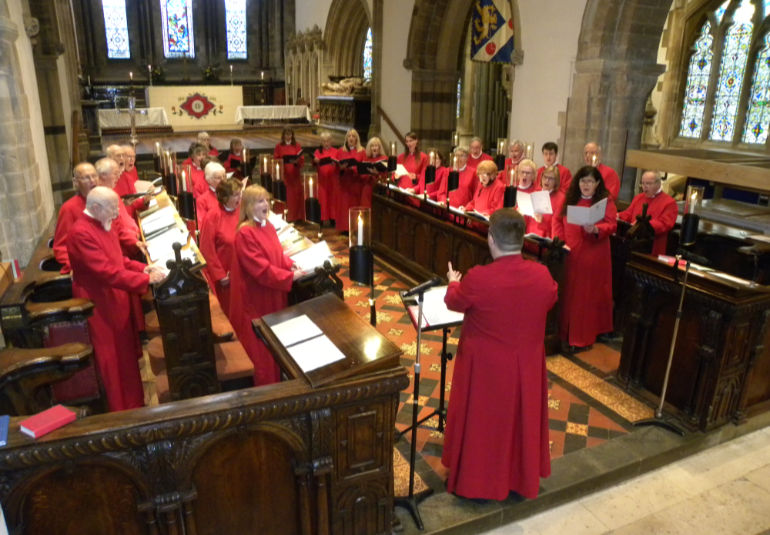 Choir at Wimborne Minster