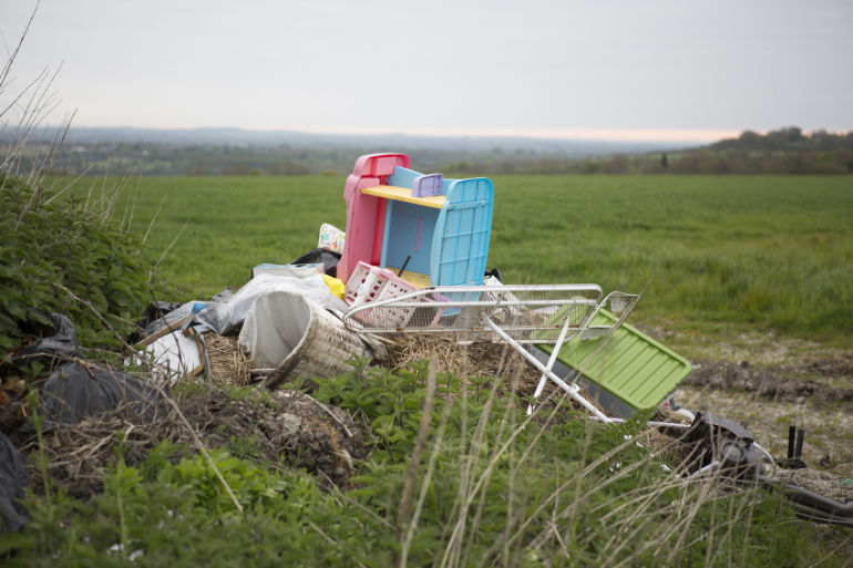 Flytipping on farms