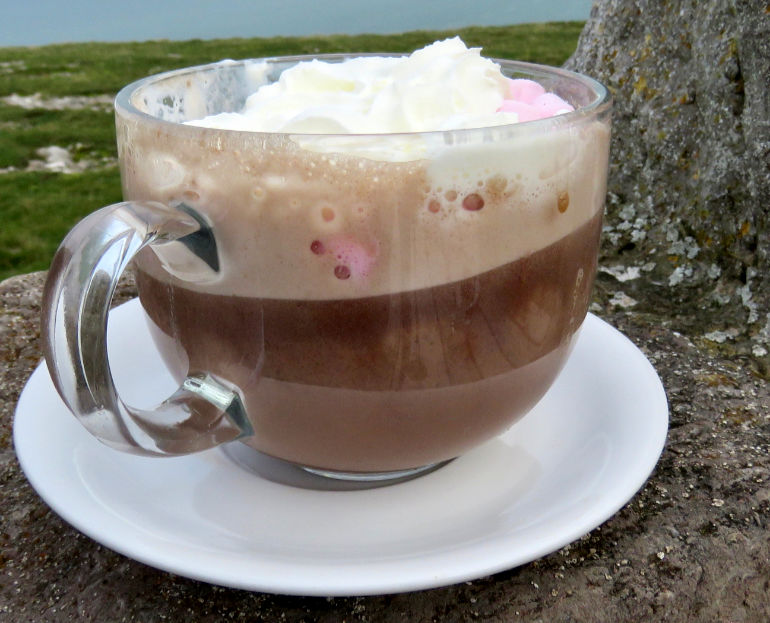 Reward yourself with a luxury hot chocolate