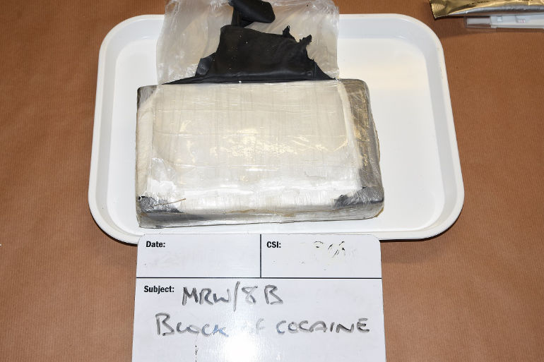 Block of cocaine