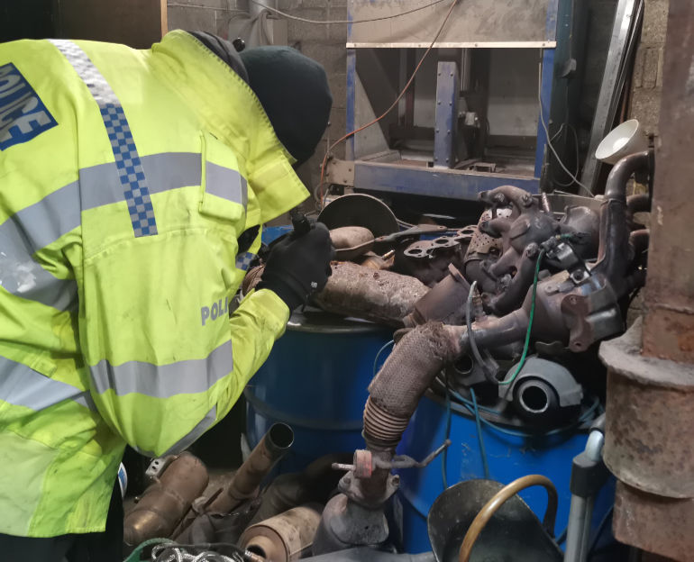 Dorset days of action against catalytic converter thefts