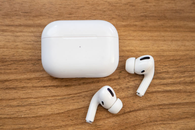 AirPod headphones, image for illustrative purposes only
