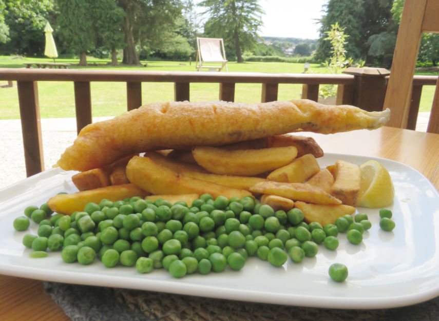Gluten- free fish and chips