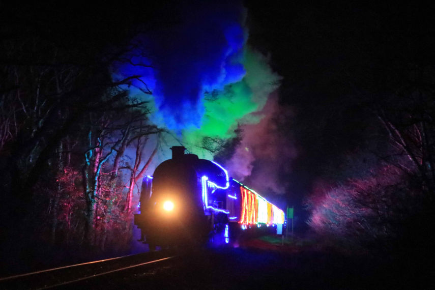 Swanage Railway steam and lights © ANDREW PM WRIGHT