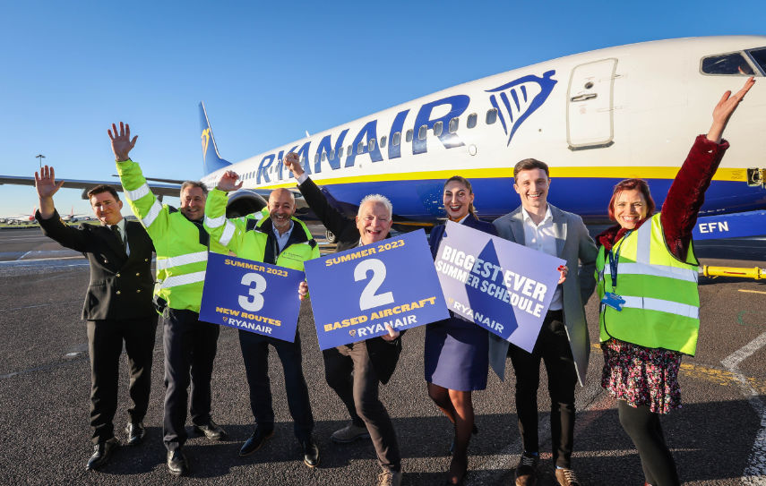 New Ryanair routes announced from Bournemouth Airport