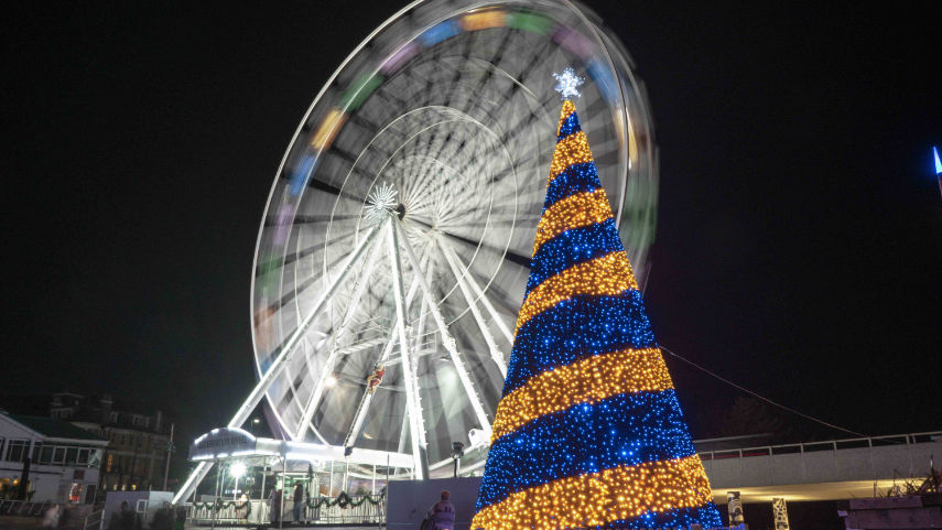 Kyiv tree at Bournemouth's Christmas Tree Wonderland