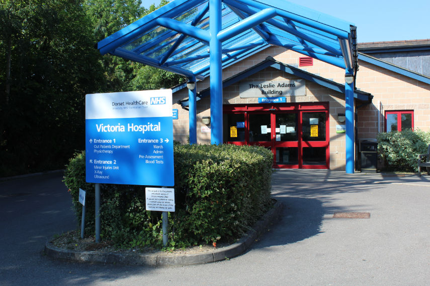 Wimborne Hospital Front Entrance