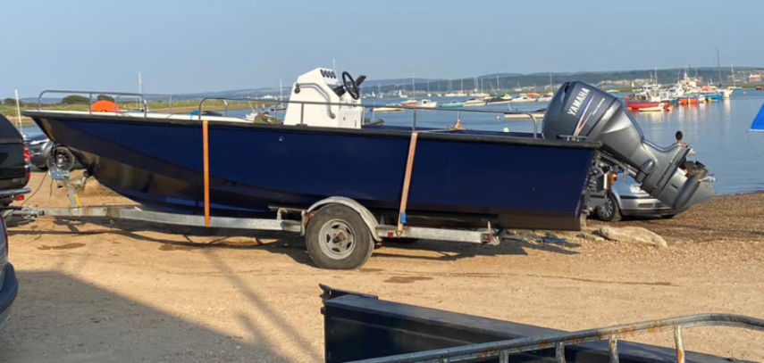 Have you seen this Boston Wheeler which was stolen from its mooring at Keyhaven near Lymington?