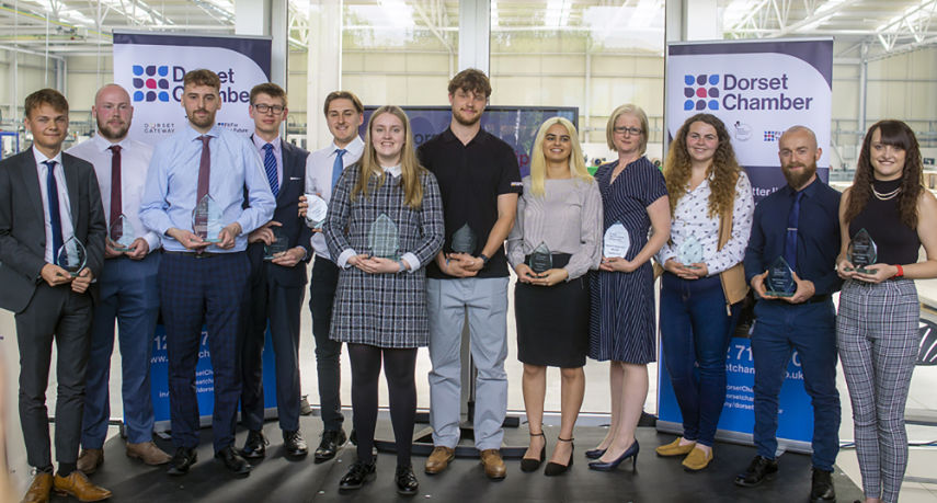 The winners and finalists in the 2022 Dorset Apprenticeship Awards
