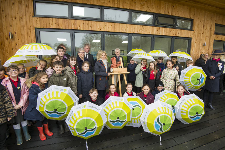 The Fort Climate Centre official opening in Beaulieu, by HRH Sophie the Countess Of Wessex