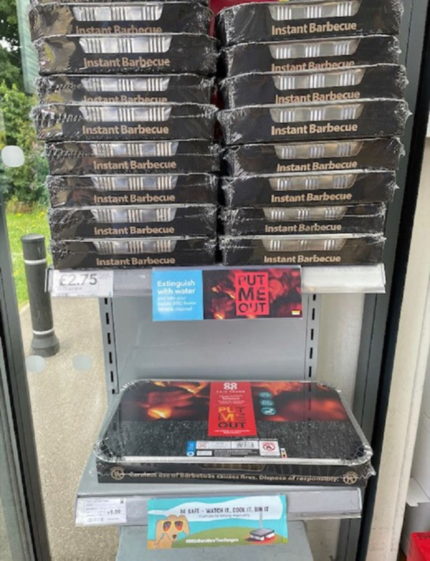 8,000 disposable BBQs removed from sale will be recycled