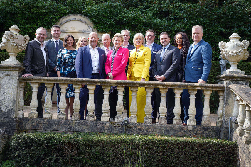 British Chambers of Commerce president Shevaun Haviland in pink, centre, with Dorset Chamber president Caron Khan next to her in yellow along with business festival partners. (Picture: Dorset Chamber)