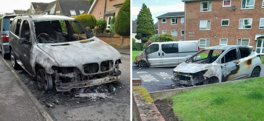 Arson attacks in Wimborne